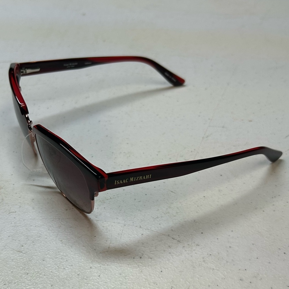 Isaac Mizrahi Red/Black Designer Sunglasses IM30248 58-13-140mm